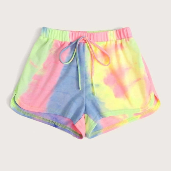 NWOT Tie Dye Super Soft Shorts - Picture 6 of 7